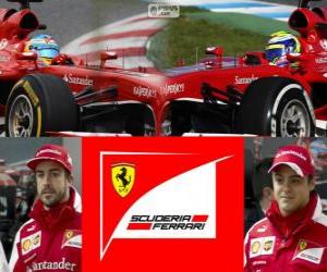 пазл Scuderia Ferrari 2013